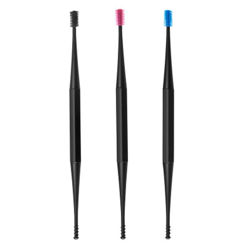 1PC Weiche Silikon Ohr wählen Doppel-beendet Earpick Ohr Wachs Kürette Entferner Ohr Reiniger Löffel Spirale Ohr Sauber werkzeug Spirale
