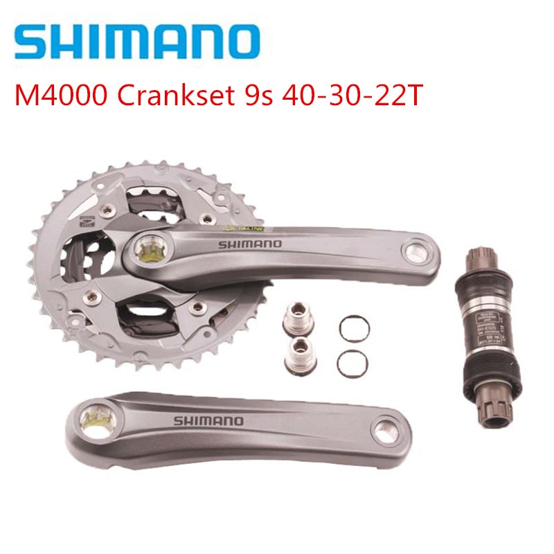 SHIMANO Acera FC M4000 Crankset Front Chainwheel 3x9 Speed 170mm 22/30/40T With Octalink BB