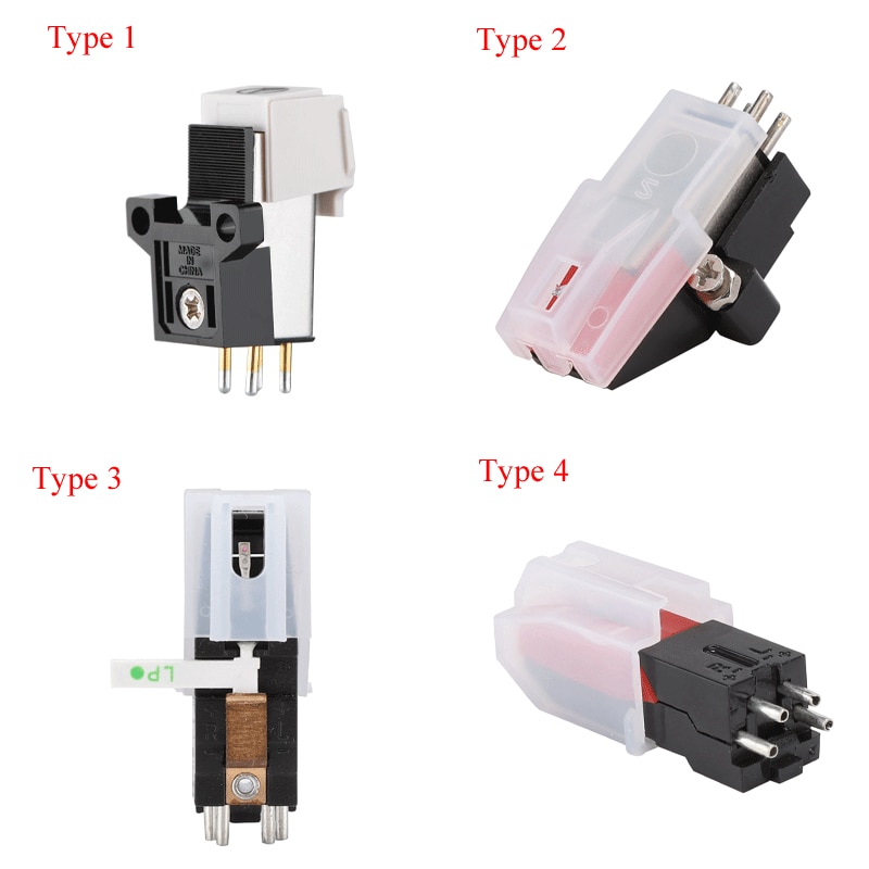 Magnetic Cartridge Stylus with LP Vinyl Needle for Turntable Record Player