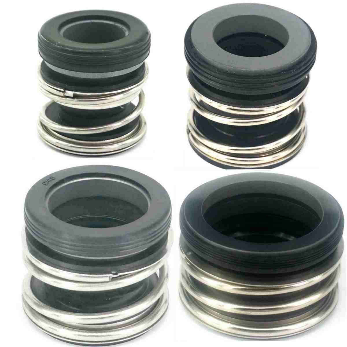 16mm Innen Durchmesser Mechanische wasserpumpe welle dichtung Single Spule Frühling Kohlenstoff vs Silizium Hartmetall NBR