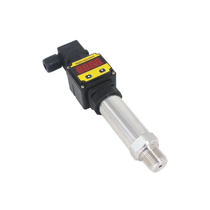 Pressure transmitter with LED Display 12-36V 4-20mA 0.5% 0-600bar optional stainless steel pressure transducer sensor
