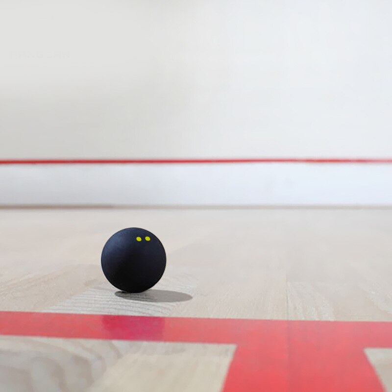 Pelota de Squash dos puntos amarillos baja velocidad oficial deportes pelotas de goma jugador de entrenamiento de la competencia Squash