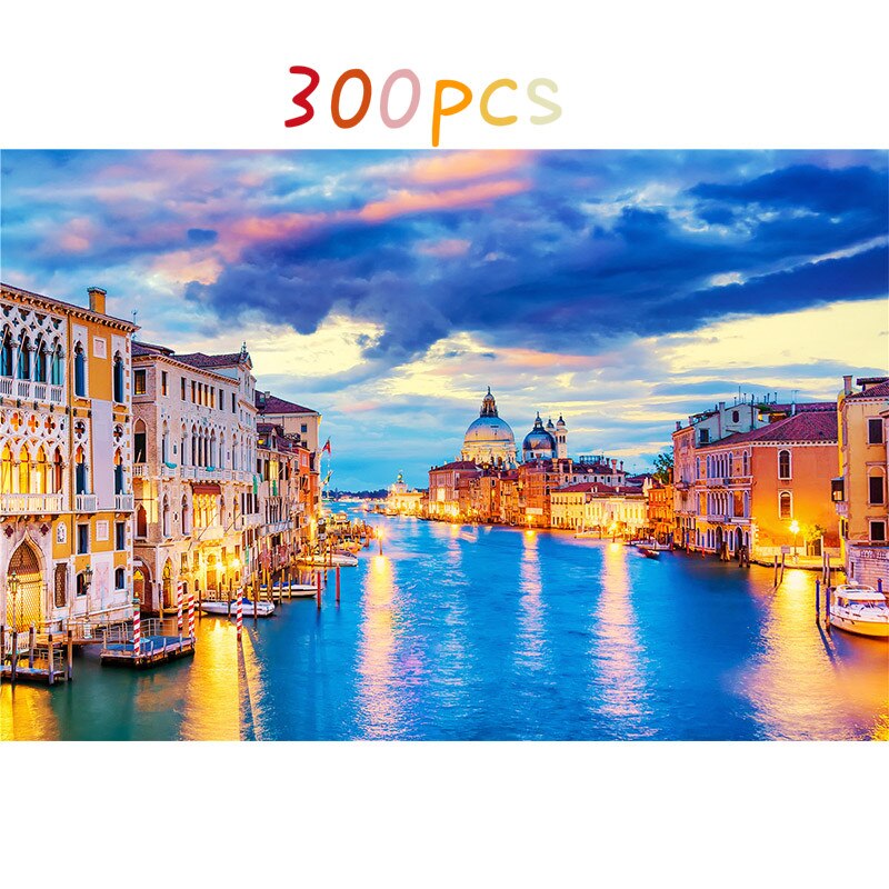 1000Pcs 300pcs Jigsaw Puzzle Assembling Landscape Picture Puzzles Toys For Adults Kids Educational Games Montessori: 17