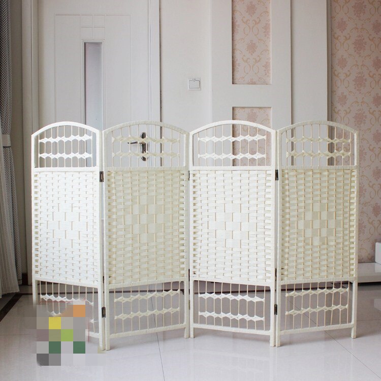4 Panel Room Divider Screens Office Decorative Portable Partition Folding Screen Room Divider for Kids / Pet Barrier 50x30 cm