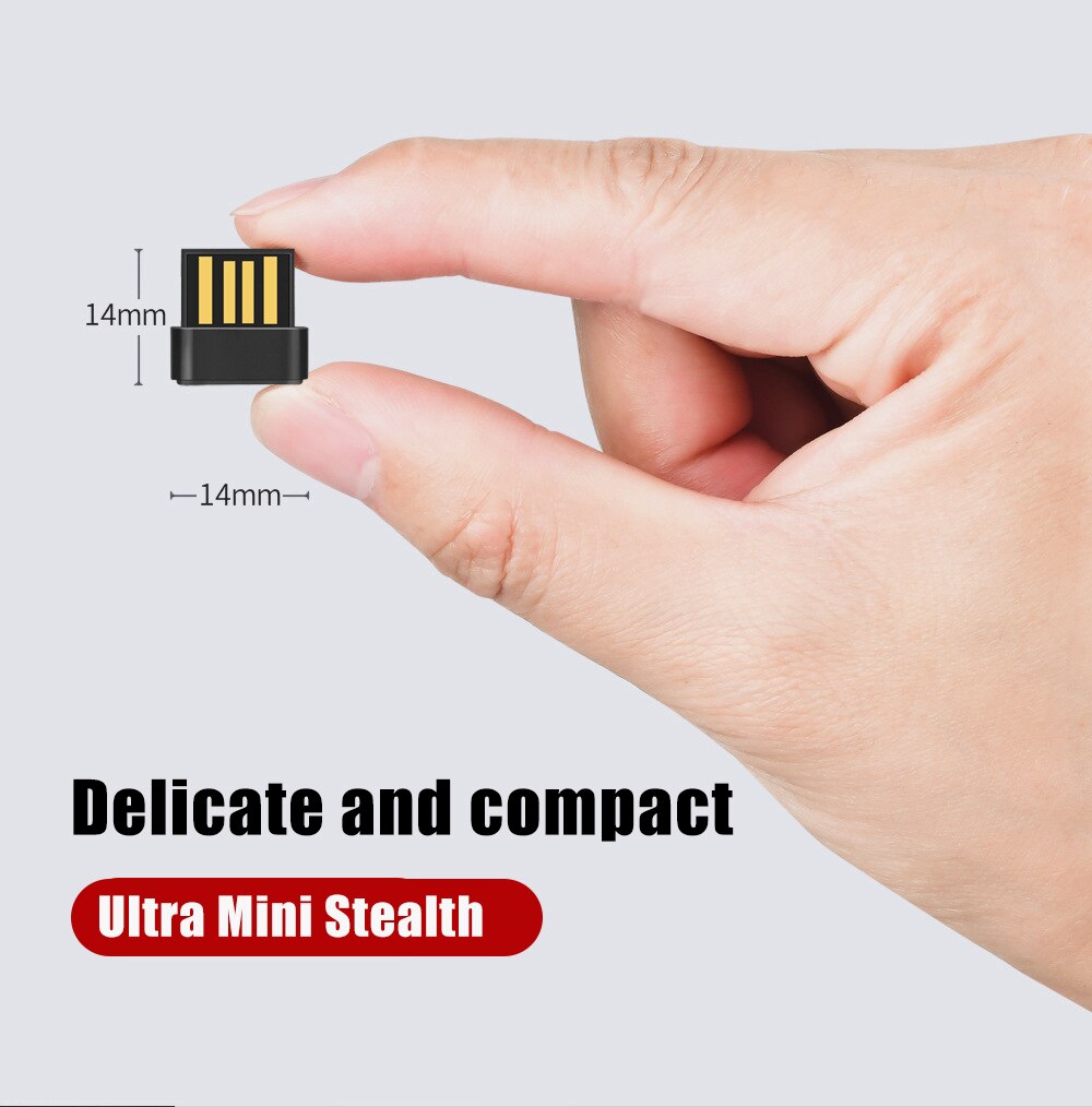 USB Bluetooth Adapter 5.1 Computer Bluetooth Transmitter Driver-Free Bluetooth Audio Receiver for PC Windows 7/8/8.1/10/11