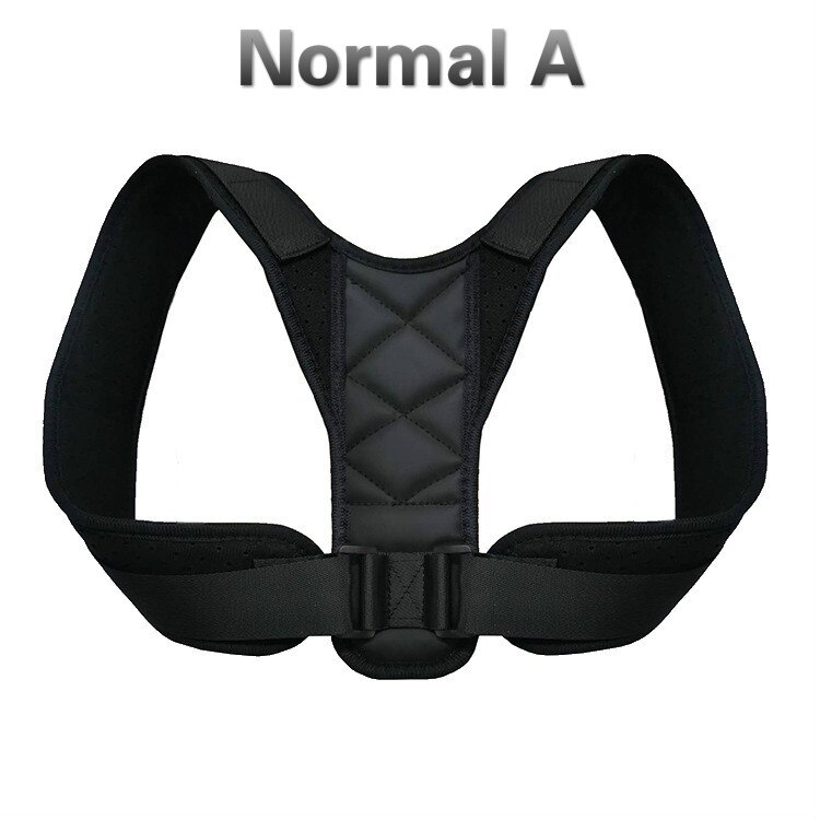 Corrector de postura ajustável apoio para as costas corrector de saúde postura dor cinta suporte cinto cinta modeladora feminina coluna vertebral: Normal A / L