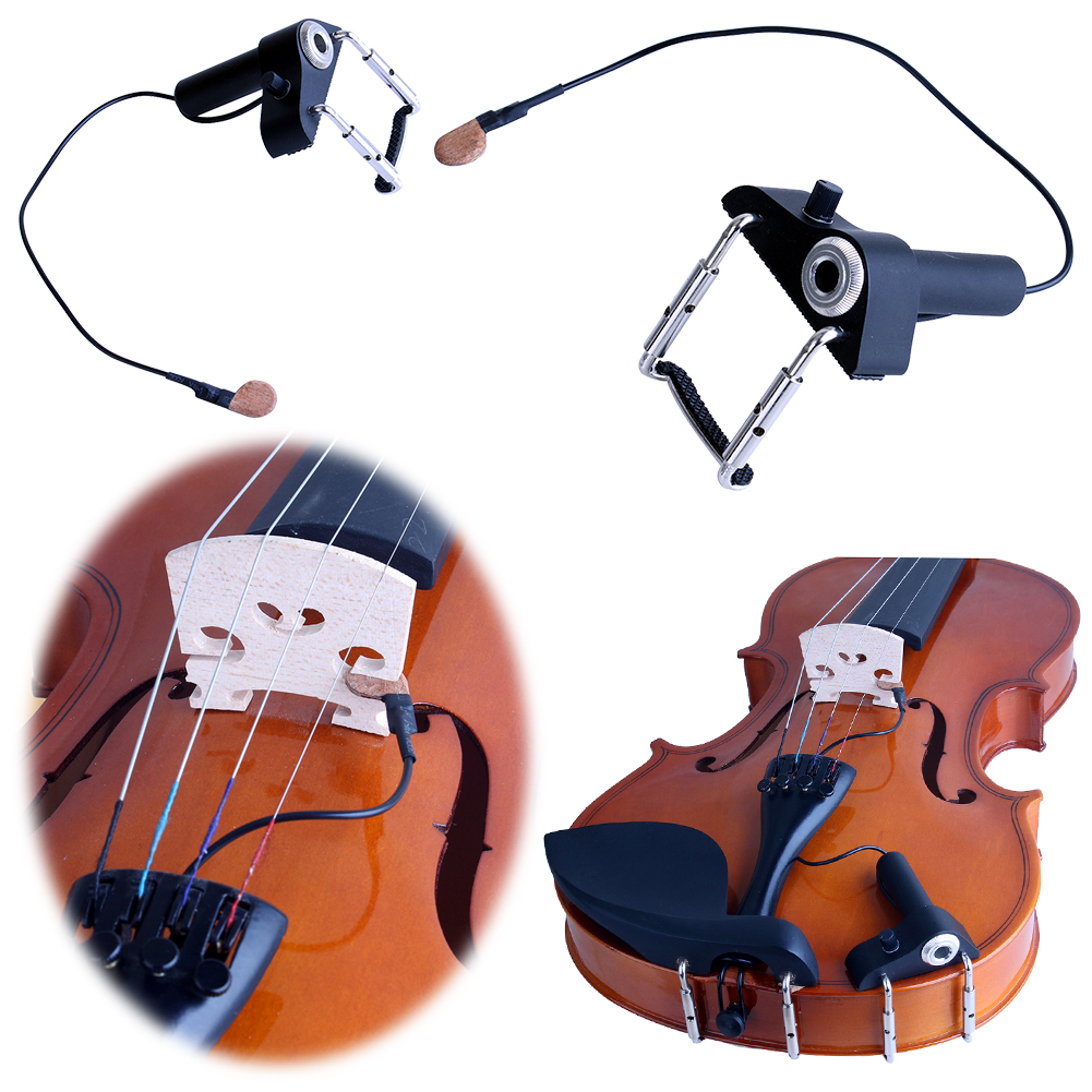 Micro pour violon, orgue électronique, capteur sonore acoustique authentique instantané pour violon, accessoires pour violon/alto
