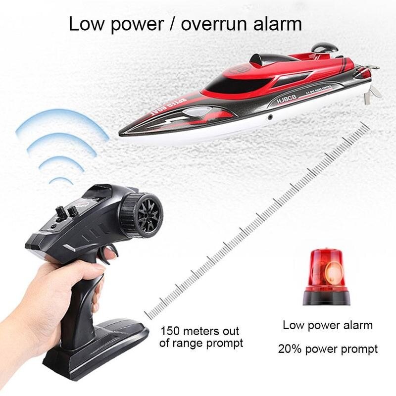 Rc Racing Boot 2.4Ghz Afstandsbediening Boot Elektrische Speedboot Speelgoed Control Kids Speelgoed Rc Waterdichte Hoge remote Outd G0V7