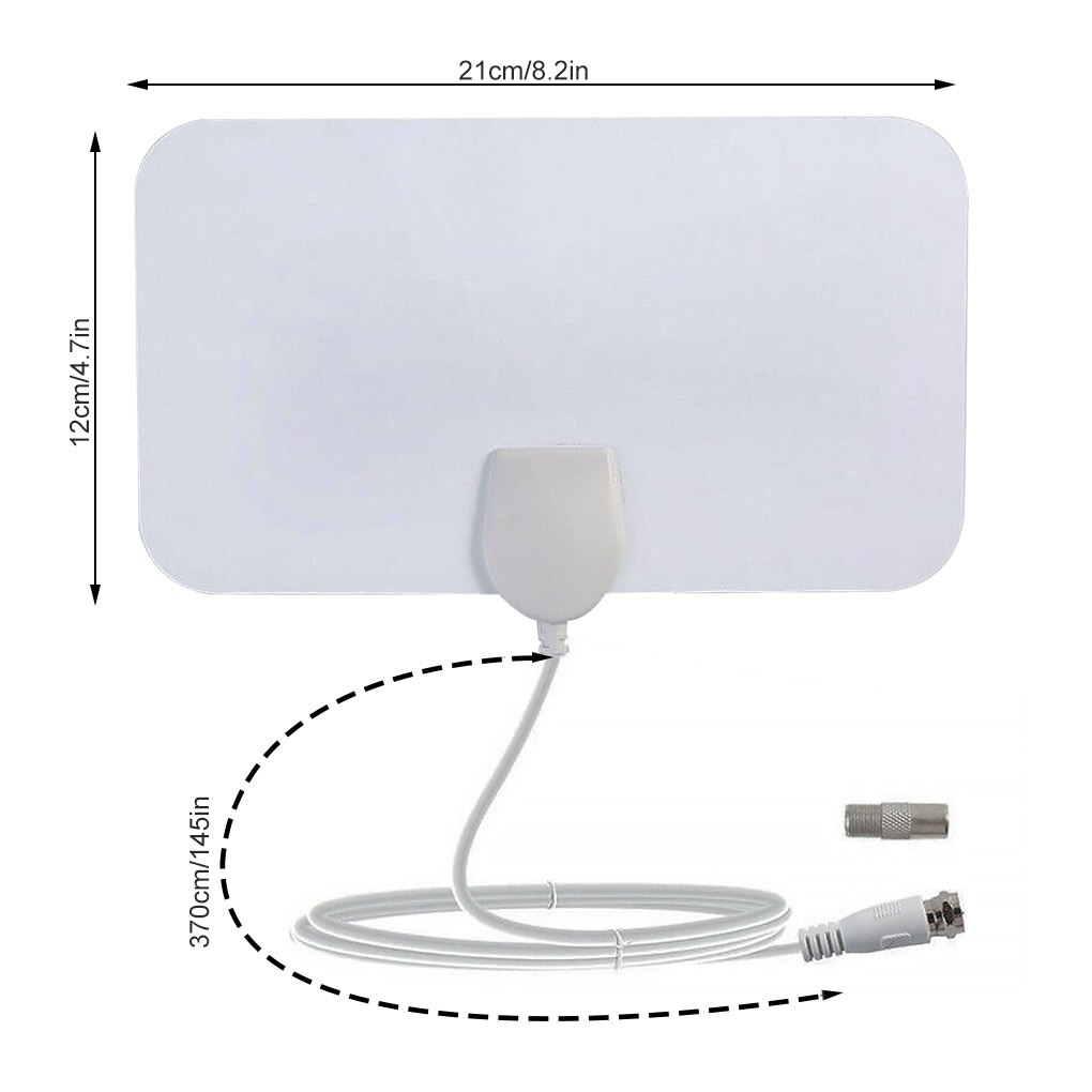 drinnen HD Signal Verstärker Digital TV Antenne HDTV 4K 960 Meilen Reichweite 25DB Für VHF UHF HDTV Antenne TV Signal Empfänger: C