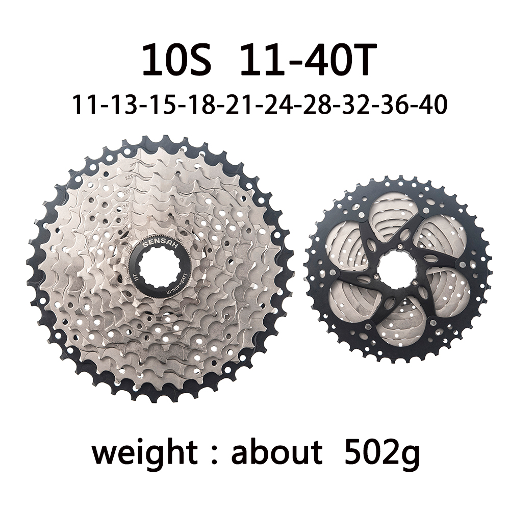 SENSAH Rower górski 8 9 10 11 12 Speed Velocidade Kaseta rowerowa MTB Freewheel Sprocket 40T 42T 46T 50T 52T dla HG HUB: Niebieski