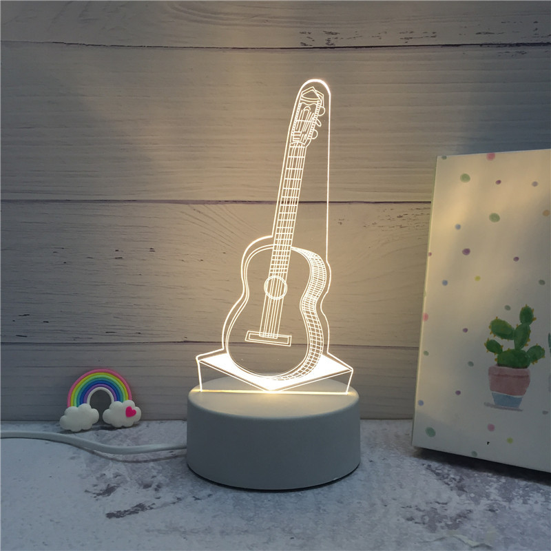 Sololandor 3D Led Lamp Creatieve 3D Led Night Lights Novelty Illusion Night Lamp 3D Illusion Tafellamp Voor Thuis Decoratieve licht