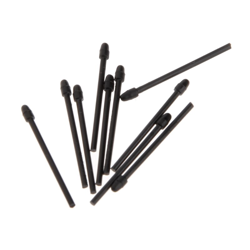 Caneta para desenho gráfico wacom, caneta padrão de liga de titânio para tablet gráfico: 10PCs plastic