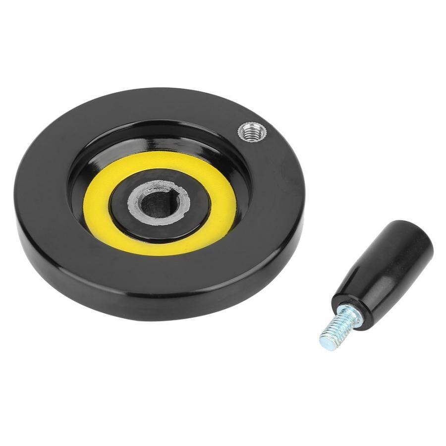 Hand Wiel 1 Stuks Achter Rimpel Bakeliet Revolving Handvat Hand Wiel Voor Draaibank Frezen 10*80 Tool Gereedschap