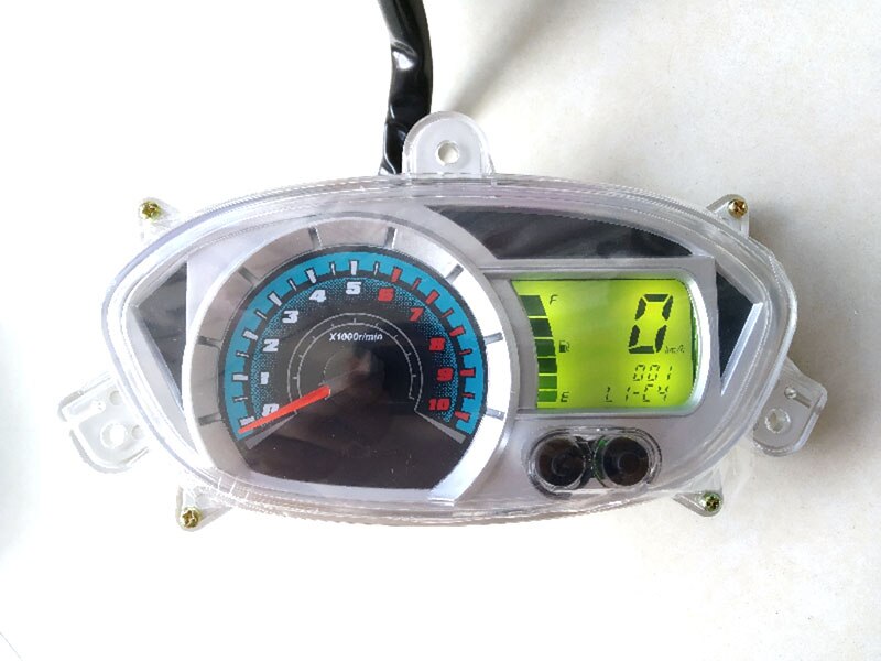 Compteur Vitesse Rpm Niveau Huile Compteur Vitesse Numérique GoolRC Pour Moto - LCD Rétroéclairage - RPM Et Niveau Huile Compteur Numérique Universel