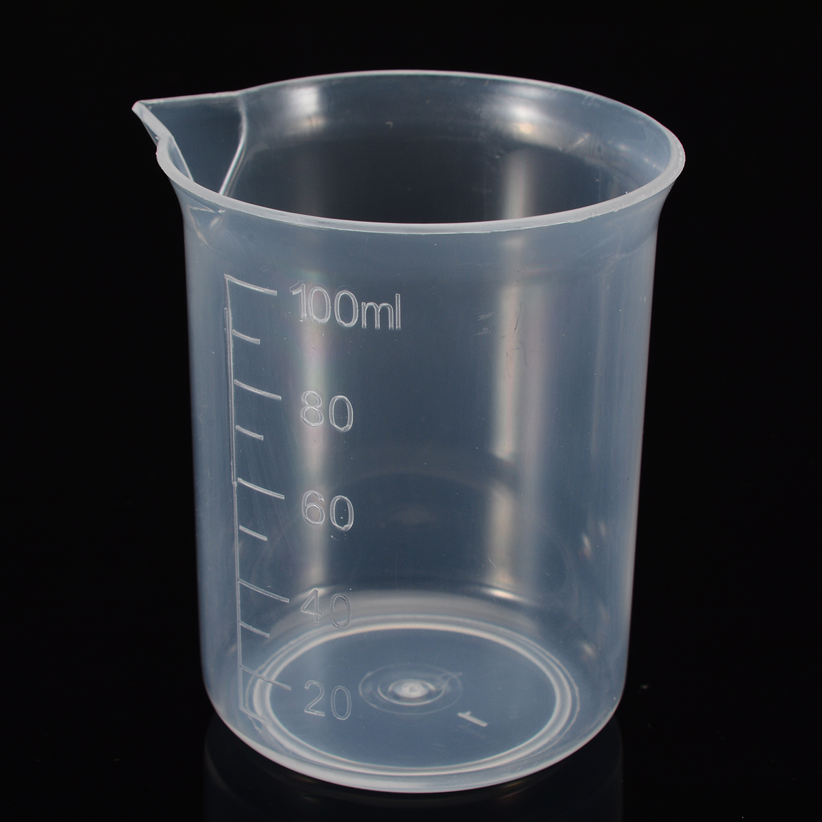 1pc 100ml Plastic Measuring Jug Rice Precise Water Measure Cup Graduated Surface Reusable Kitchen Lab Tool