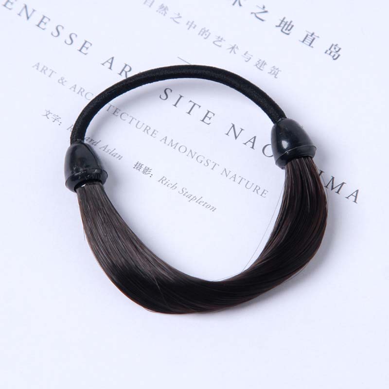 mujeres niñas peinado Harajuku peluca sintética lazo grande pinzas para el cabello lazos peluca horquilla horquillas accesorios para el cabello: Amarillo claro