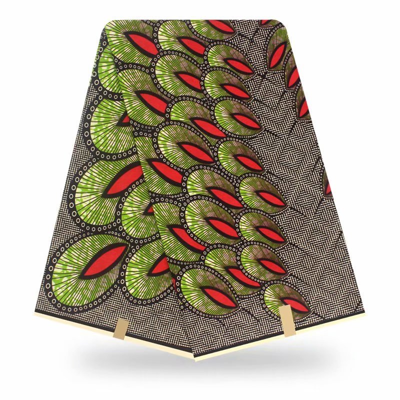 Afrikaanse Fabrix Waxprint Ankara Katoen Wax Pagne Wax 6 Yards Afrikaanse Ankara Naaien Stof