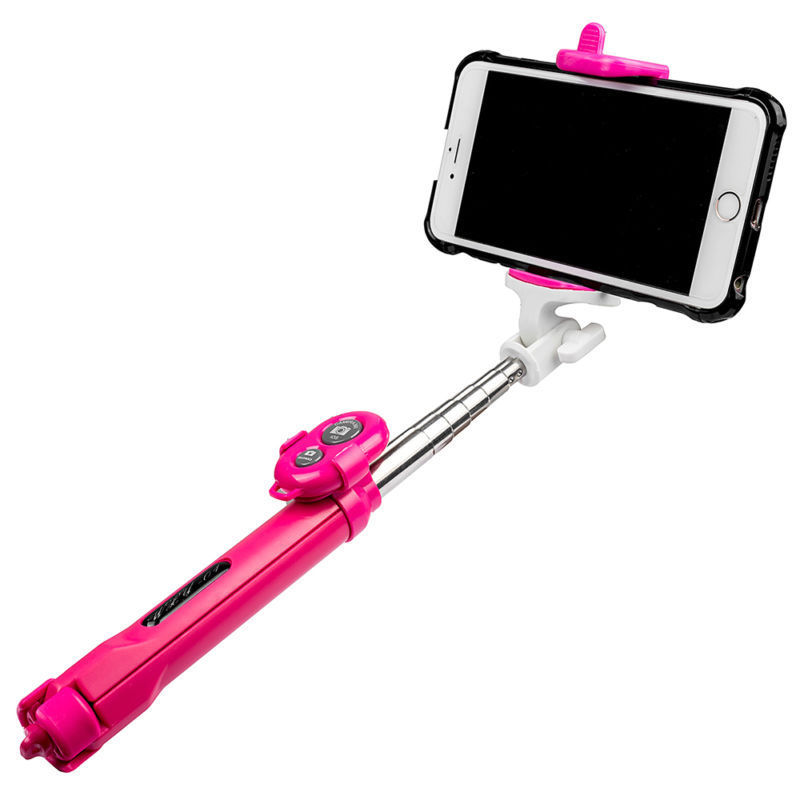 Mobiele Telefoon Statief + Bluetooth + Uitschuifbare Remote Shutter Universele Mobiele Telefoon Auto Selfie Stick Monopod