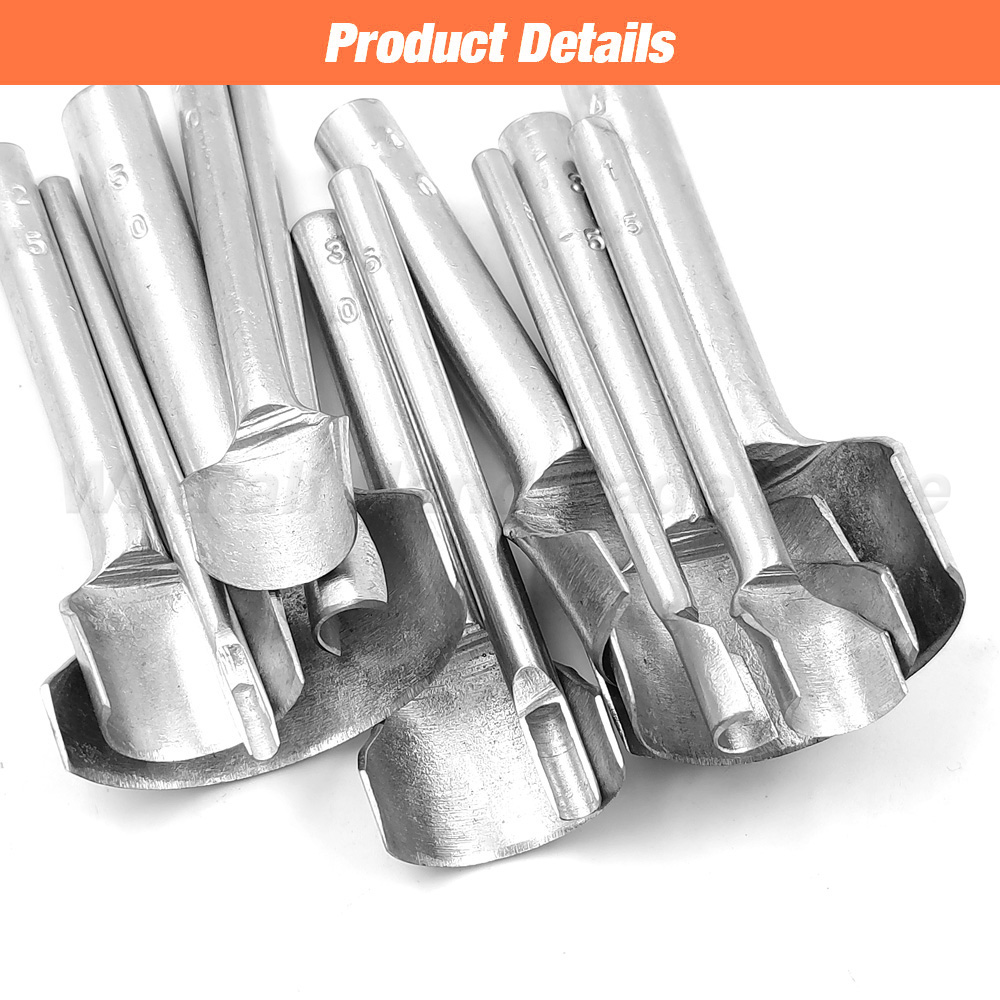 Perforadora semicircular de 3-50mm, perforadora en forma de arco para correa de cinturón, cinturón de cuero, cortador de esquina de cuero semicircular, herramientas artesanales, 1 ud.