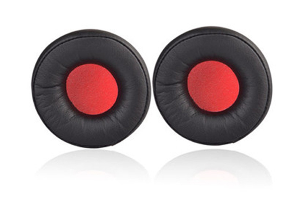 1 pair Replacement Sleeve for Sony WH-CH400 CH400 CH 400 Headset Headphone Earmuff Ear Pads Cushion Cover Earpads Pillow: Black and red net