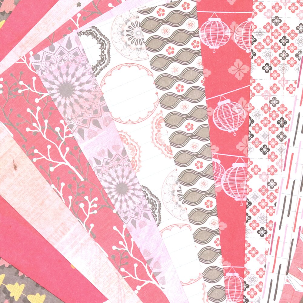 Path A5 &amp; A6 Scrapbooking Pattern Craft Decorative Papers One Side Designs Background Origami Pack Acid Free