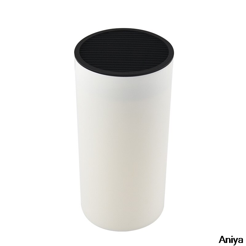 Nadruk drewniany uchwyt noża stojak nożyczki kuchenne nóż organizator włożony stojak robić przechowywania stojak ociekacz zestaw akcesoriów kuchennych: biały nóż uchwyt