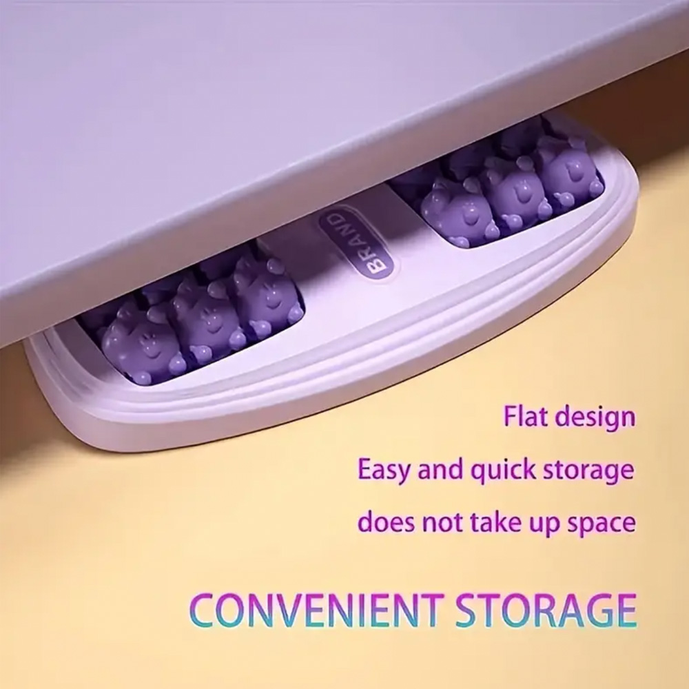 1 foot massager, no battery required, 4 rows of rollers, acupressure massage and relaxation, suitable for daily home foot massag