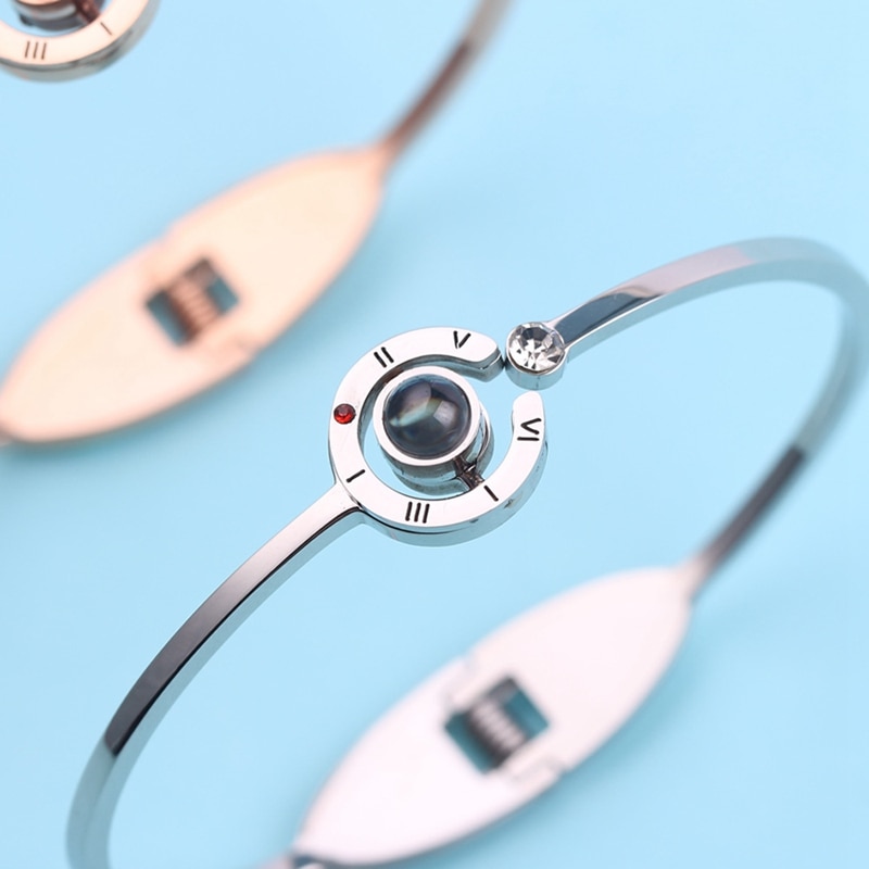 bracelet 100 languages I love you couple bracelet lover jewelry