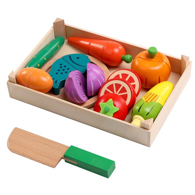 Holz Baby spielzeug Schneiden Obst Gemüse Spielen miniatur Lebensmittel freundlicher Holz Baby früer bildung echt leben cosplay küche lebensmittel spielzeug: Gemüse