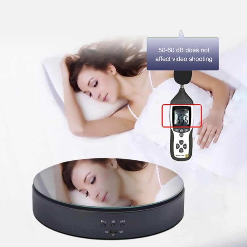 360 Degree Rotating Display Stand - Electric Turntable for Photography - Automatic Display Platform