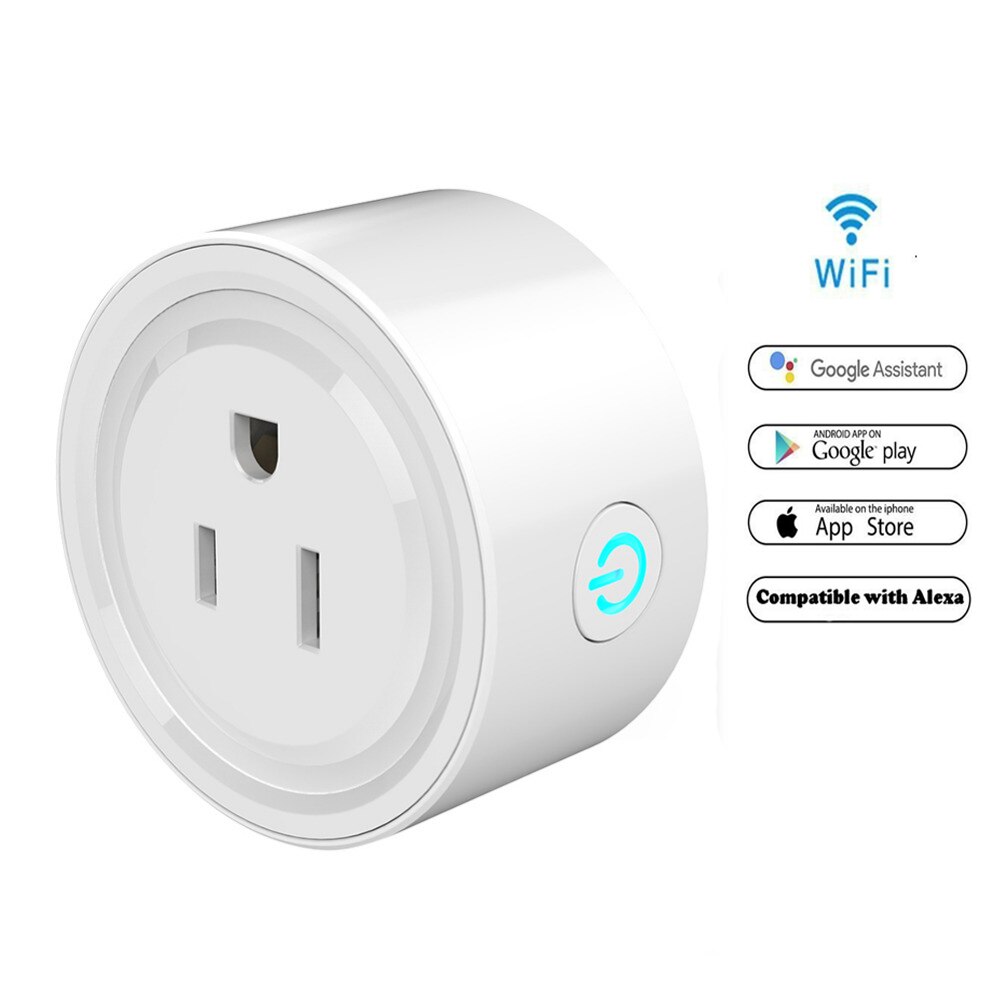 Tuya Wifi Smart Plug Remote Control Plug Smart Electric Plug Wifi Smart Socket Outlet Mini Wifi Smart Plug: Default Title