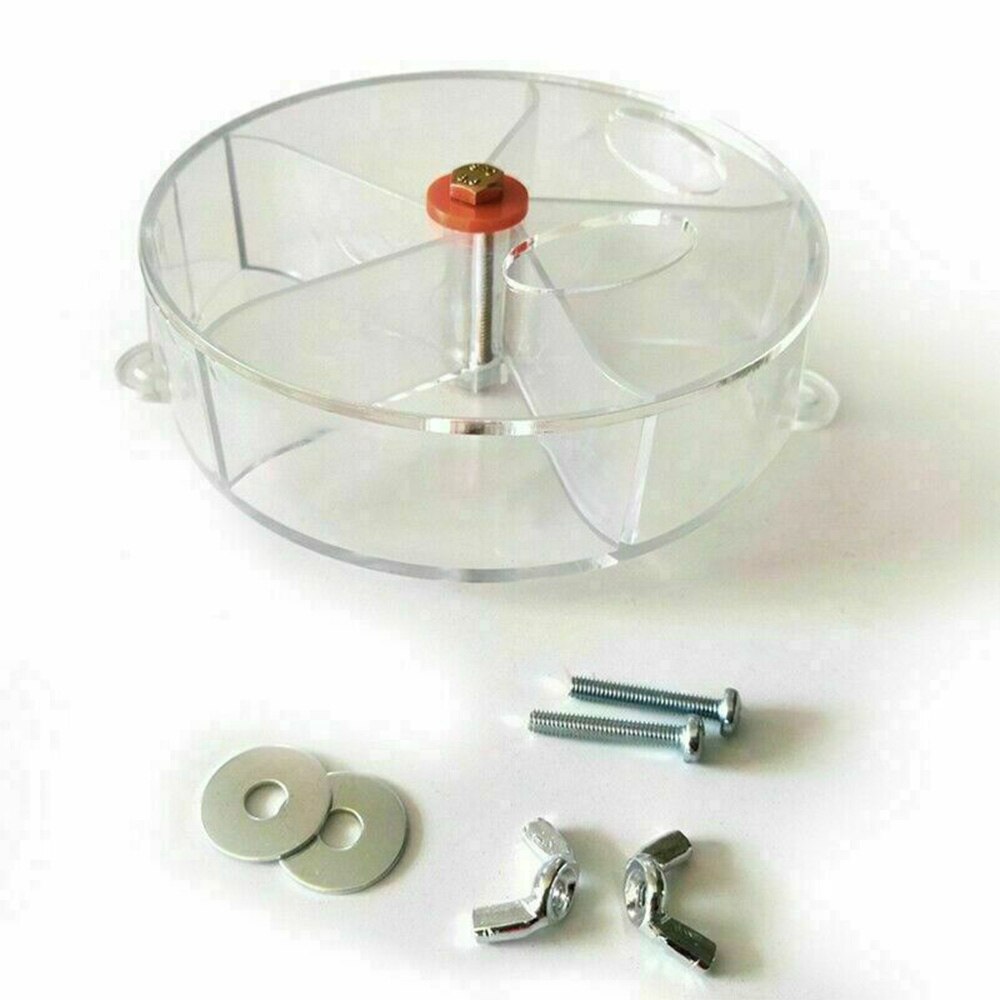 Modèle de gâteau perroquet oiseau, boîte à nourriture, jeu de cerveau, jouet drôle, roue d&#39;alimentation, 1 pièce: WHITE