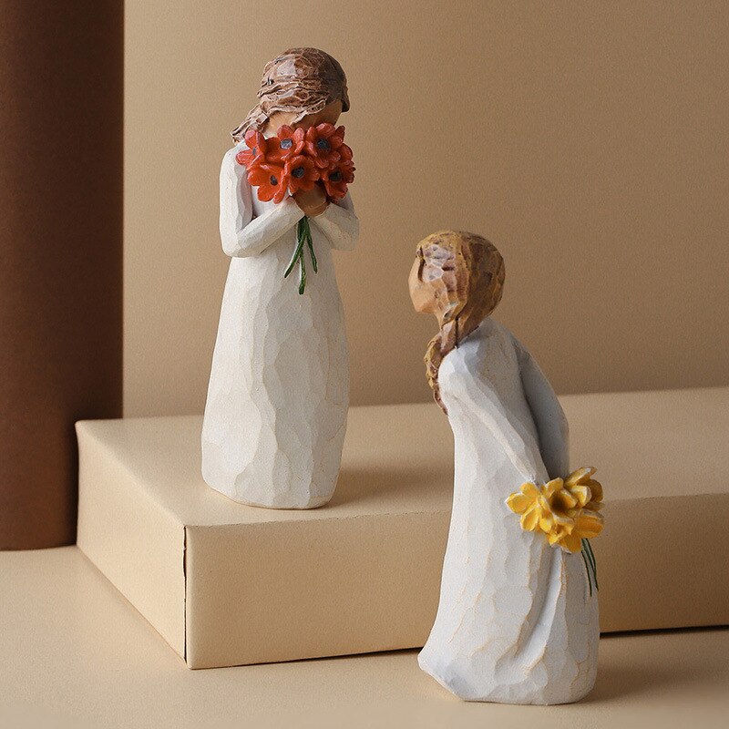 [HHT]Nordic Resin Craft Family Characters Sculptur... – Grandado