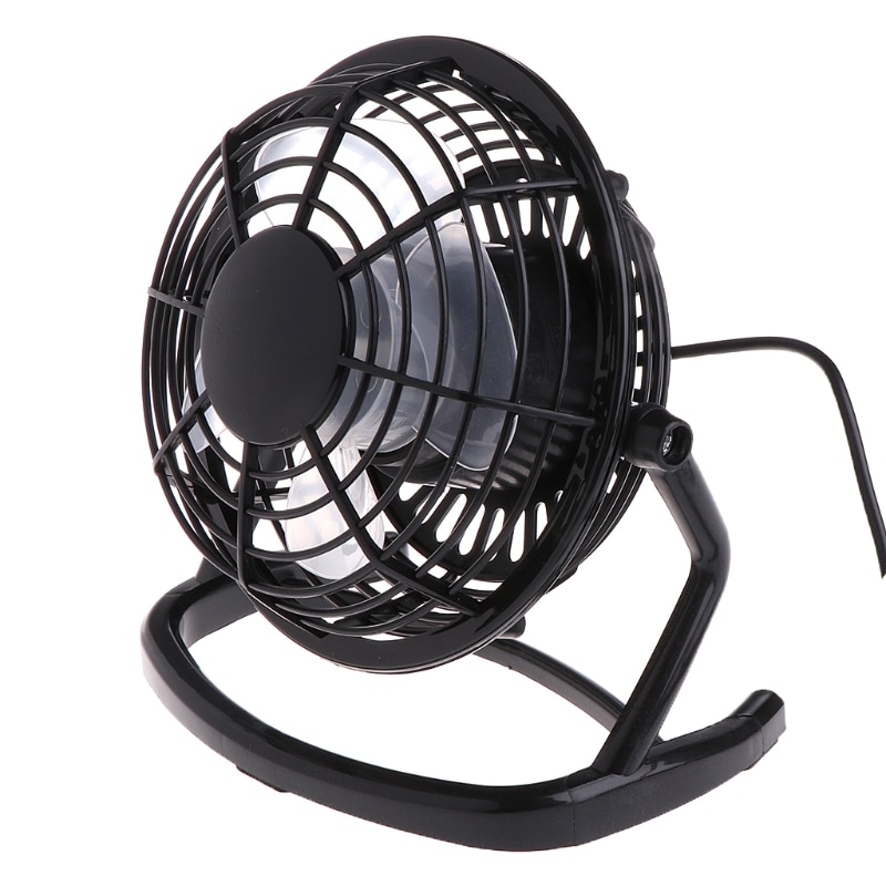 Cooling Desk Mini Fan Notebook Laptop Computer Portable Super Mute Pc Usb Cooler Desk Mini Fan Zwart