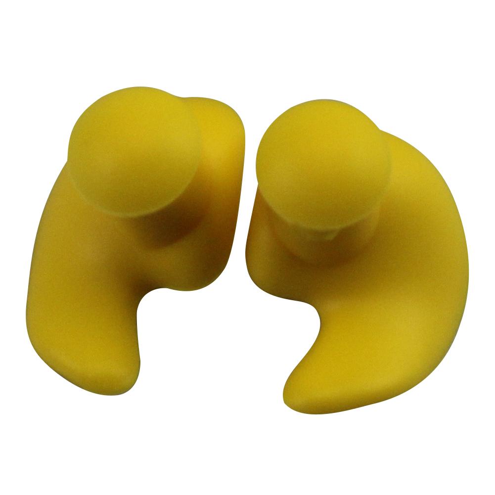 Swimming Earplug 1 Pair Waterproof Soft Earplugs Silicone Portable Ear Plugs Water Sports Small Size Swimming Accessories: Yellow