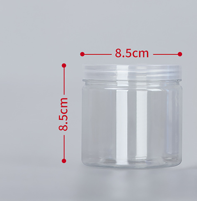 Transparenter versiegelter Tank Lebensmittel versiegeltes Glas mit Deckel Kunststoff kreisförmige Aufbewahrung eimer Dosen Nussglas Sonstiges Getreide tank: Gold