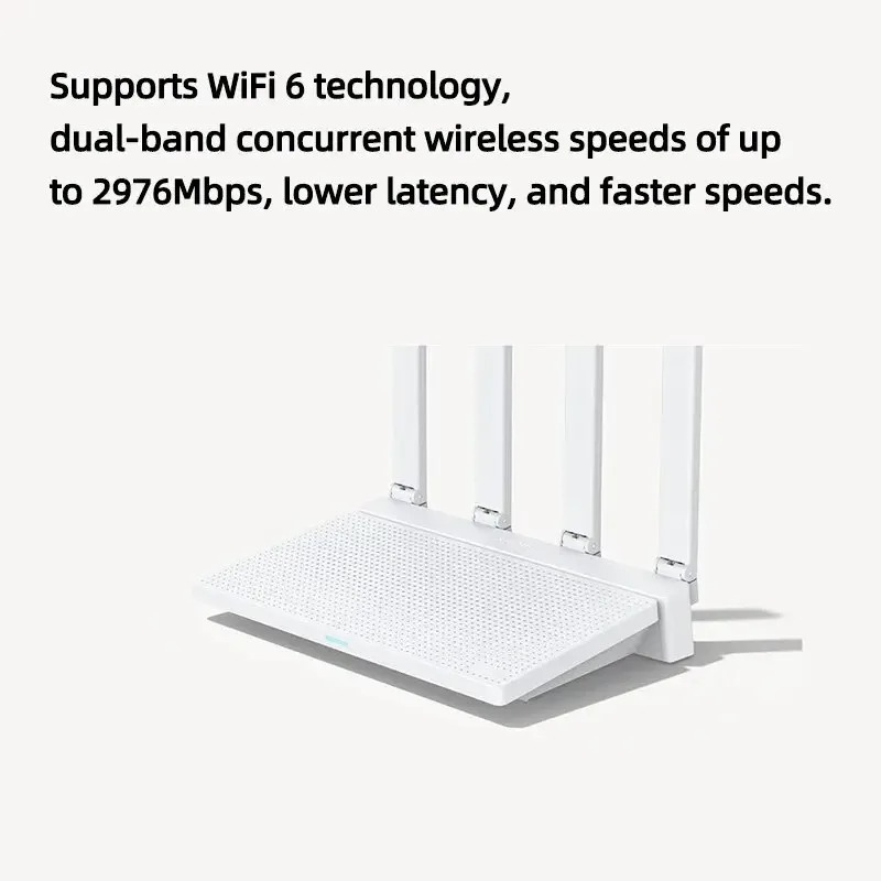 Xiaomi Router AX3000T 2.4G 5G mesh technology WiFi 6 efficient wall penetration Children Online Protection WiFi Router Repeater