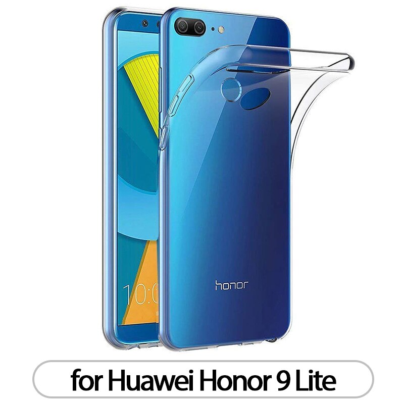 fallen Für Huawei Honor 9 Ehre 9 Lite TPU Silizium Klar Ausgestattet Stoßstange Sanft Fall für Honor 9N 9i 9 lite transparent Zurück Abdeckung: Pro Honor 9 Lite