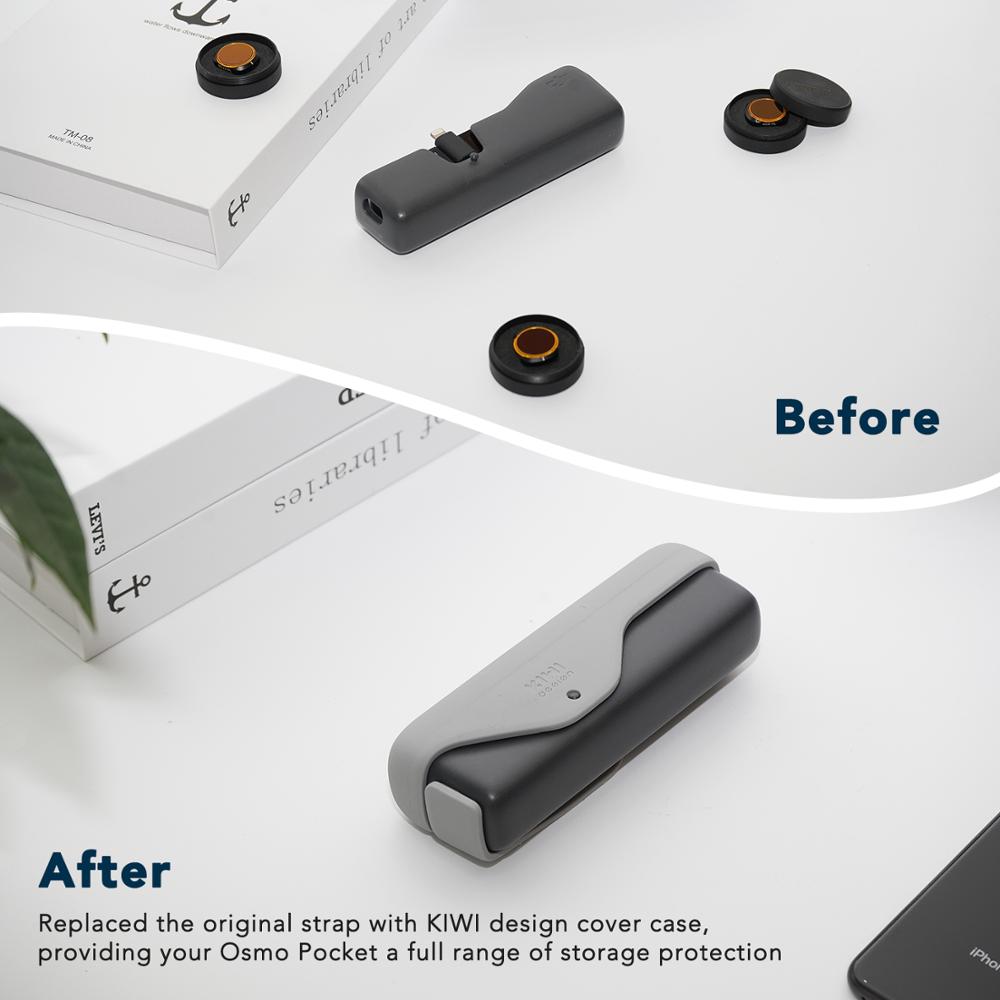 Étui de protection KIWI pour poche DJI Osmo, étui de protection en Silicone pour la peau Compatible avec les accessoires de poche DJI Osmo