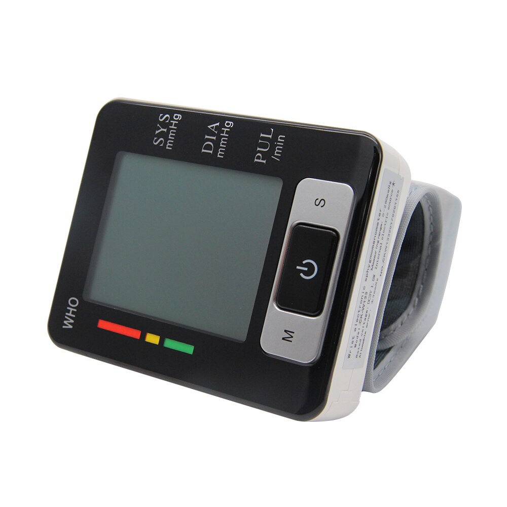 Digital Wrist Blood Pressure Monitor Portable Automatic Sphygmomanometer Blood Pressure Meter And LCD Digital Finger Oximeter