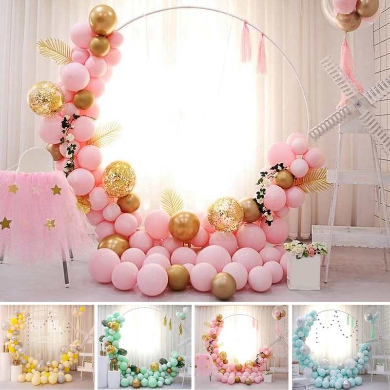 Ohoho macaron regnbue ballon guirlande bue sæt 1st fødselsdagsfest indretning bryllup baggrund voksen metal ballon baby shower