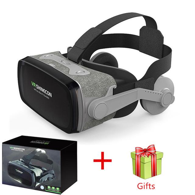 Shinecon VR Shinecon jeu VR réalité virtuelle lunettes 3D lunettes Google carton VR casque boîte pour 4.0-6.53 "Smartphone: Stand alone