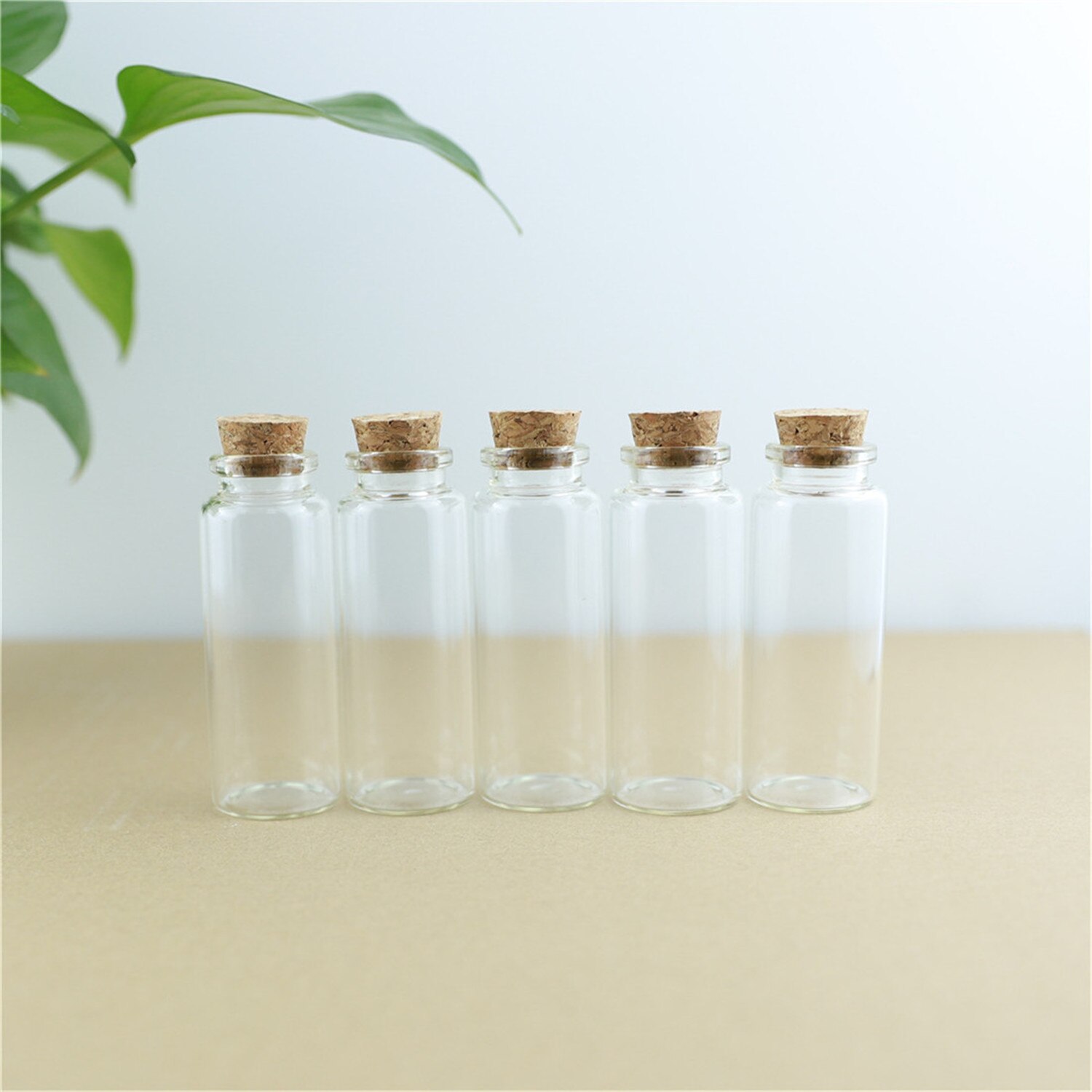 Flacons En Verre Vides 2ml Avec Bouchon Liège - Lot Pour DIY, Mariage, Crafts, Conteneurs Miniatures