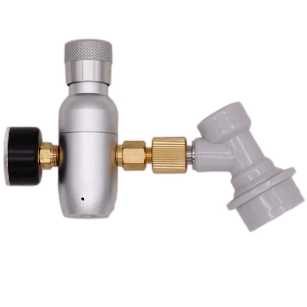 304 Stainless Steel Mini Keg Tap Dispenser with Plastic Ball Lock Disconnects for Mini Craft Beer Growler Homebrew Spear: Red