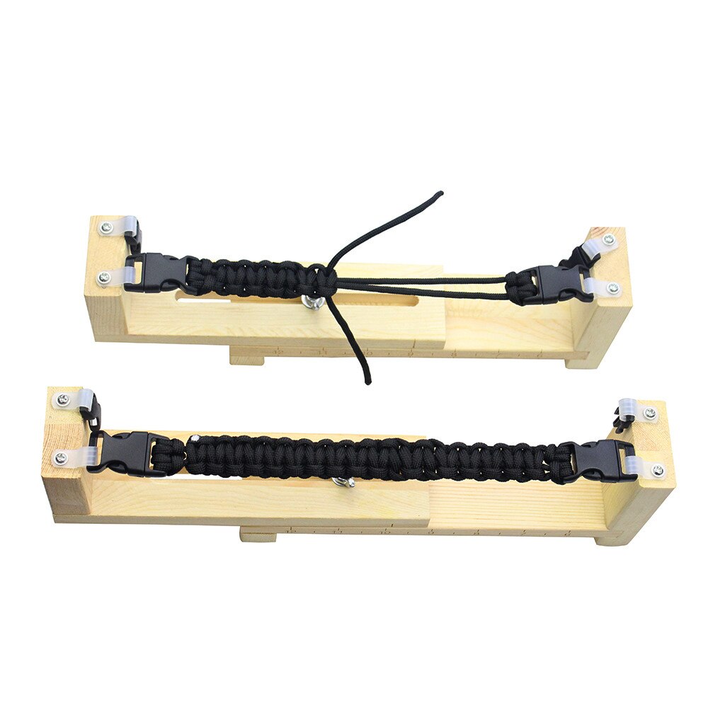 1 Pc Hout Paracord Armband Maker Polsband Breien Tool Diy Paracord Jig Set Verstelbare Touw Weven Maker Platform Passen