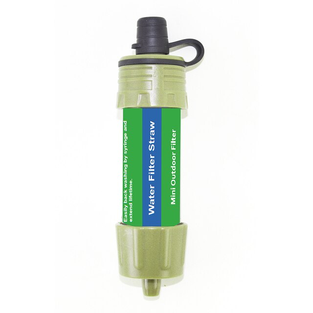 Outdoor Waterzuiveraar Persoonlijke Emergency Water Filter Verbeteren Water Mini Draagbare Filter Outdoor Activiteiten