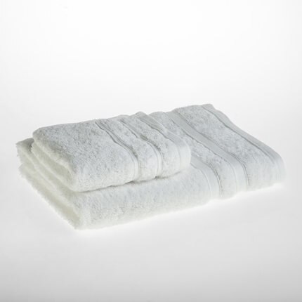 Hjem tekstil luksus mærke badeværelse håndklæde 100% bomuld ansigt hår håndklæder til voksne hotelforsyninger 5 farver blødt rektangel 35*70cm: Hvid
