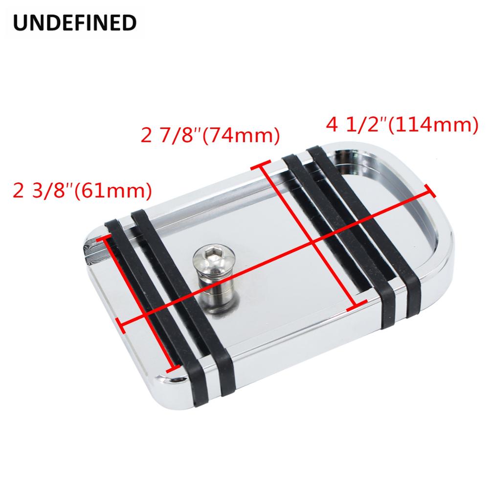 Motorcycle CNC Large Brake Pedal Pad Cover Foot Pegs For Harley Touring Road King Street Glide FLH Softail FXST Dyna FLD Trike