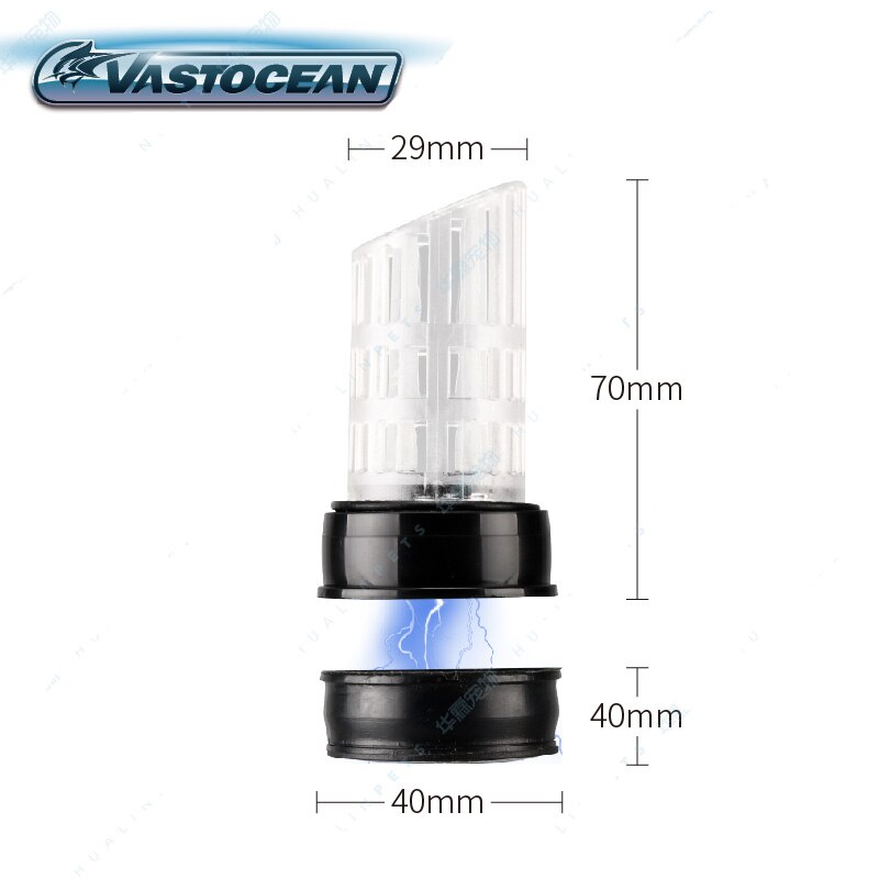 VASTOCEAN Magnetic Fish Feeder Frozen Dried Red Worm Cup Automatic Feeding Seedweed Artemia