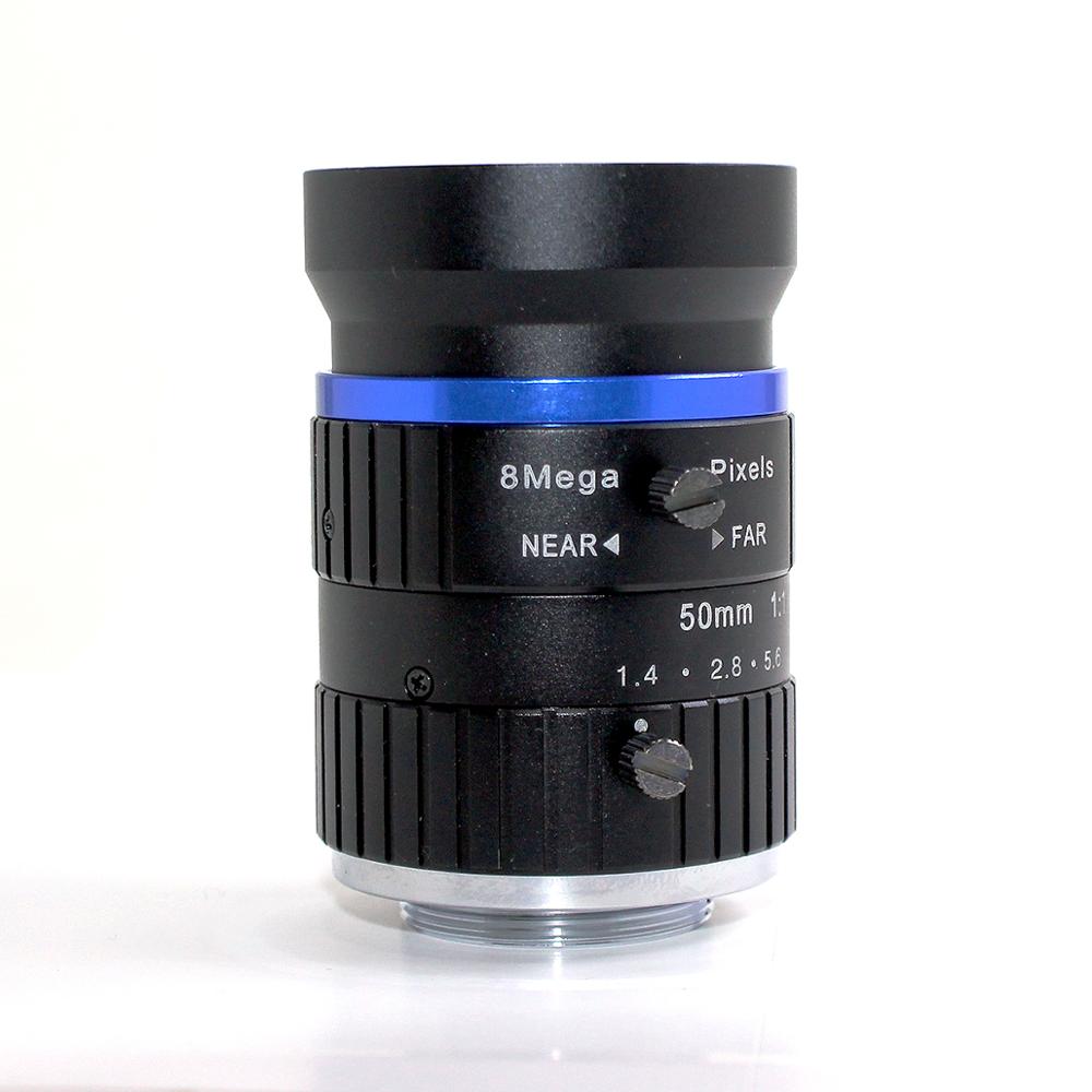 8Mega Pixeis 50mm cctv lens C mount f/1.4 CCTV Lens C Mount 1" CCTV Lens features alloy casing with Camera lens